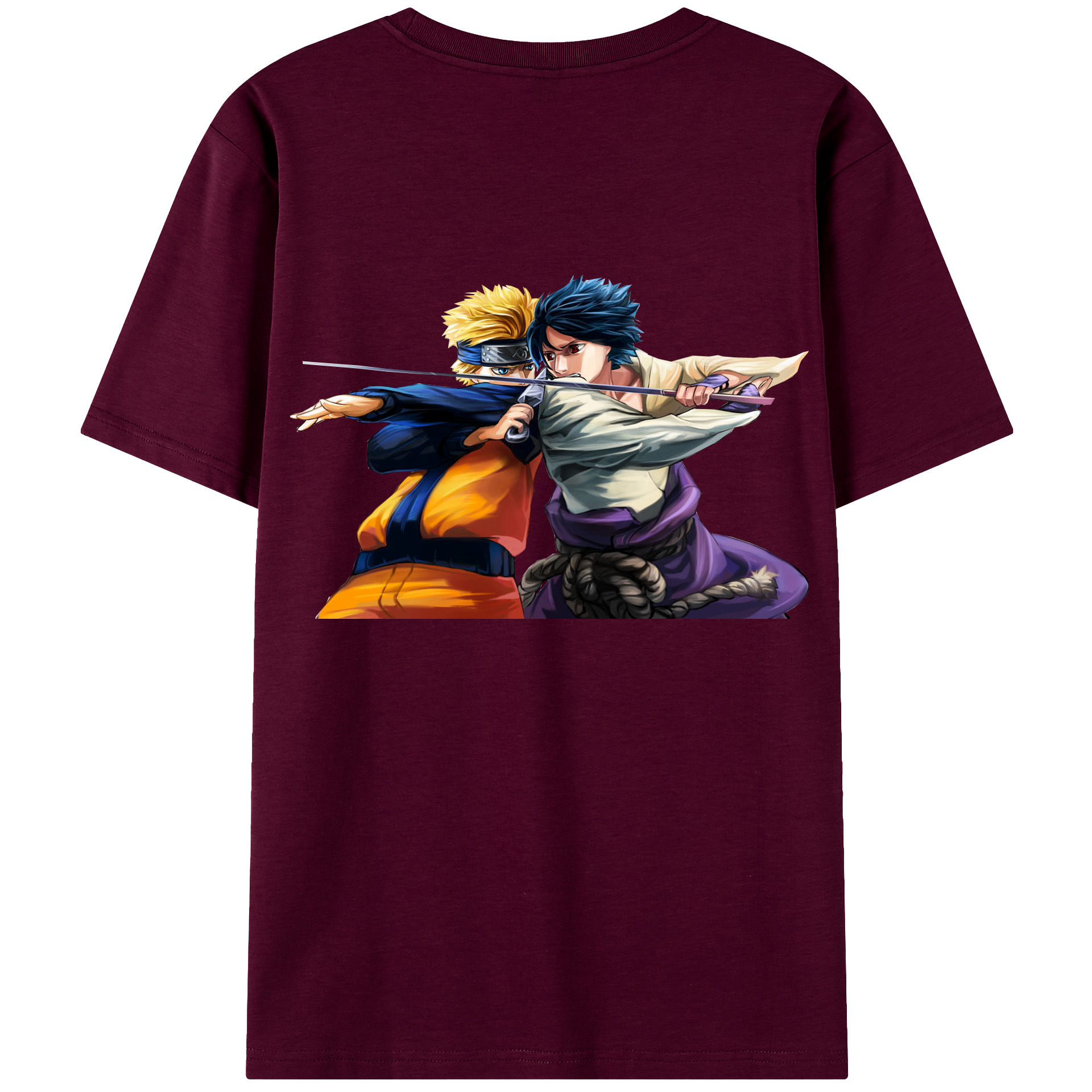 （画像用） NARUTO -ナルト- うずまき ナルト Uzumaki Naruto レディース半袖Tシャツ(バックプリント)